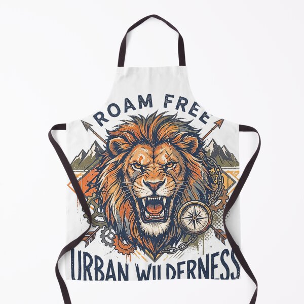 Item preview, Roam Free Urban Wilderness - Gritty Lion Survivor designed and sold by rich-moda.