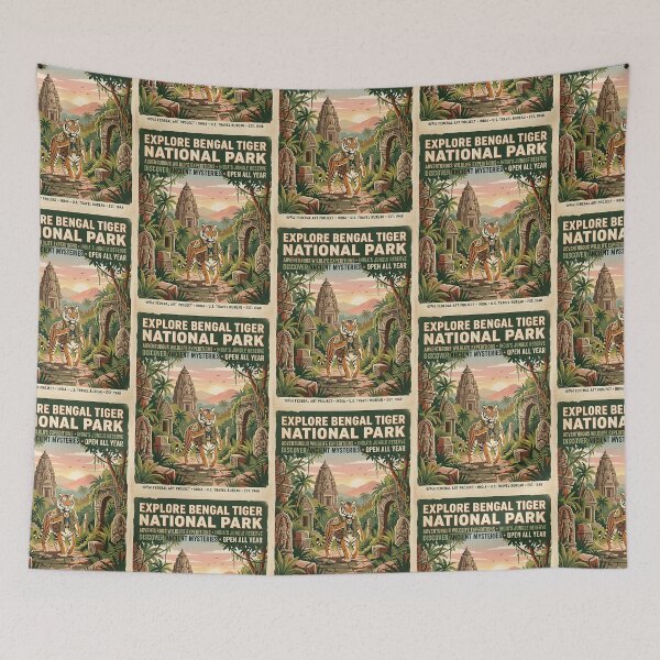 Item preview, Bengal Tiger Expedition designed and sold by PictoVibe.