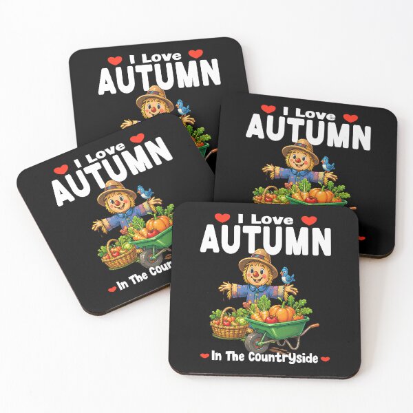 Item preview, I Love Autumn In The Countryside Scarecrow Harvest designed and sold by Jt41.