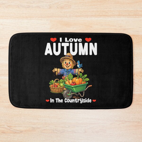 Item preview, I Love Autumn In The Countryside Scarecrow Harvest designed and sold by Jt41.