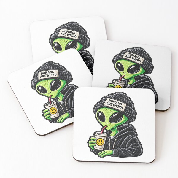 Item preview, Humans Are Weird – Funny Alien Introvert Humor designed and sold by Abidel.