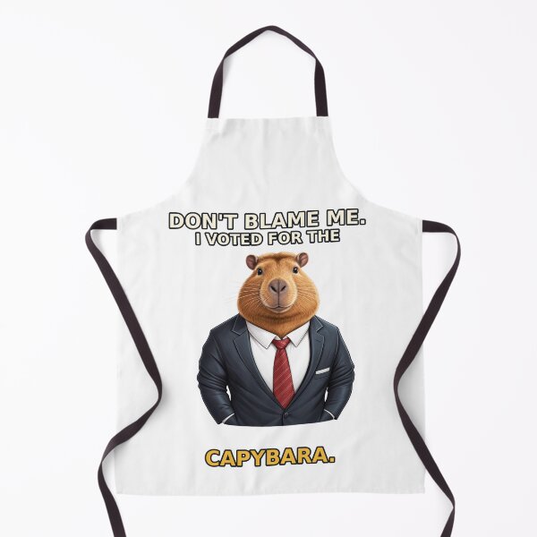 Item preview, Don’t Blame Me, I Voted for the Capybara – Suited Capybara Election Joke designed and sold by Mirgonhood.