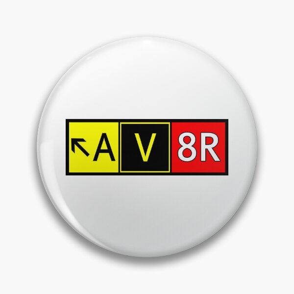 Artikelvorschau, AV8R Flughafen Rollweg- und Startbahnschild entworfen und verkauft von Magazine Combate.