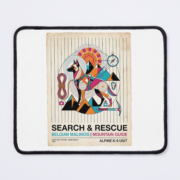 Item preview, Belgian Malinois Rescue Guide designed and sold by PictoVibe.