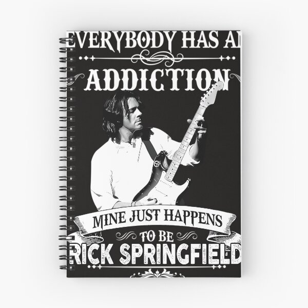 Aperçu de l'œuvre Tout le monde a une addiction, la mienne arrive comme ça. Rick Springfield créée et vendue par TarshaEliston.