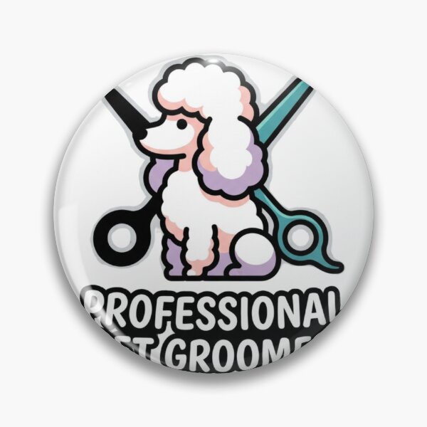 Item preview, Funny Dog Groomer Fur Whisperer Pet Salon Design designed and sold by NeonNerd Studio.