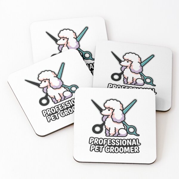 Item preview, Funny Dog Groomer Fur Whisperer Pet Salon Design designed and sold by NeonNerd Studio.