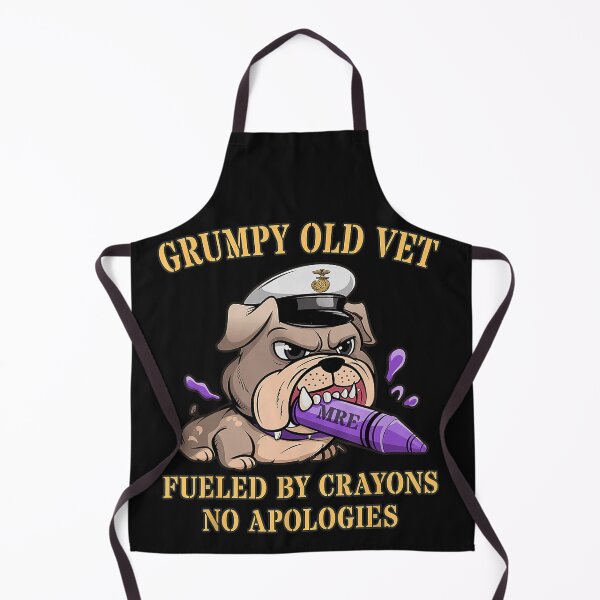Item preview, Grumpy Old Vet Fueled By Crayons Veteran designed and sold by BrockmeyeSB.