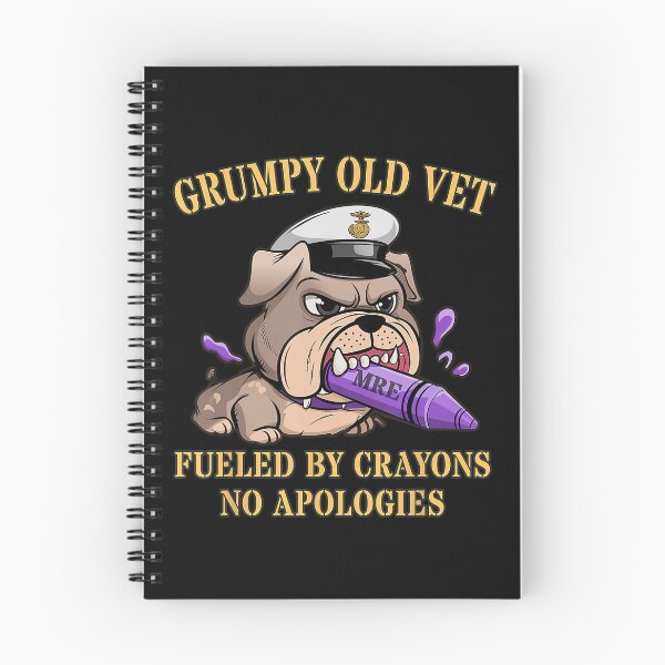 Item preview, Grumpy Old Vet Fueled By Crayons Veteran designed and sold by BrockmeyeSB.