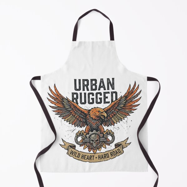 Item preview, Urban Rugged - Wild Heart Hard Road Eagle Skull designed and sold by rich-moda.