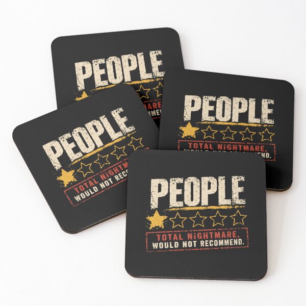 Item preview, People Total Nightmare, Would Not Recommend Sarcastic Introvert Humor designed and sold by RetroMini2026.
