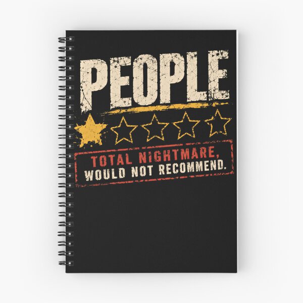 Item preview, People Total Nightmare, Would Not Recommend Sarcastic Introvert Humor designed and sold by RetroMini2026.