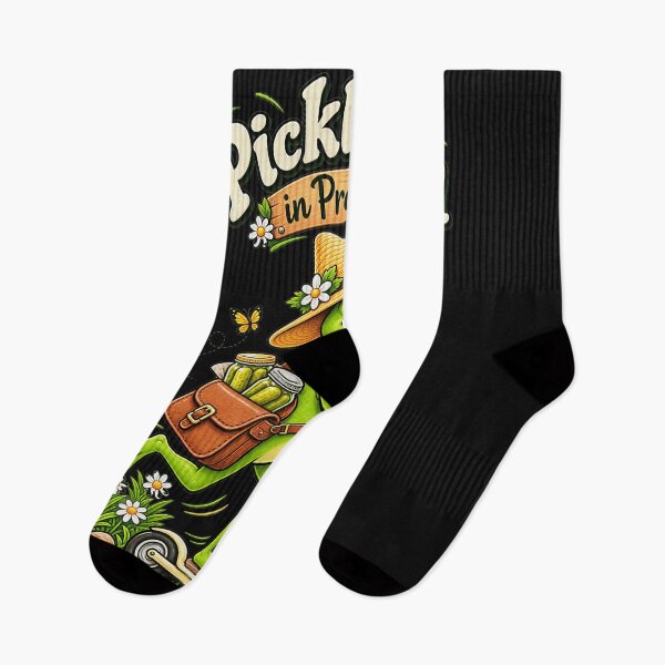 Item preview, Pickle Run In Progress Funny Frog Pickle Lover Runner Gift designed and sold by BrockmeyeSB.