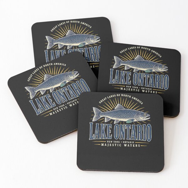 Item preview, Fishing Lake Ontario North America Adventure Lake Ontario designed and sold by leevekaArt.