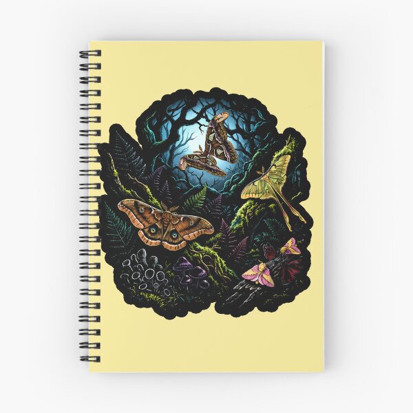 Item preview, Moths Habitat, Vintage Cottagecore Insect, Woodland Entomology designed and sold by Felipe-barg.