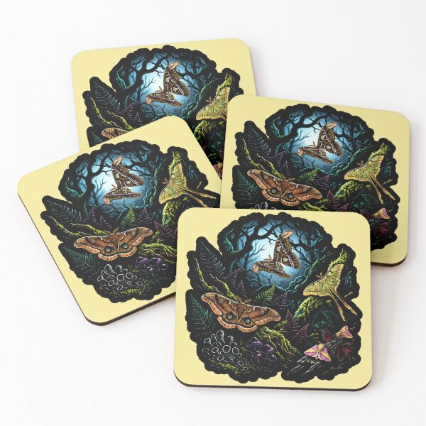 Item preview, Moths Habitat, Vintage Cottagecore Insect, Woodland Entomology designed and sold by Felipe-barg.