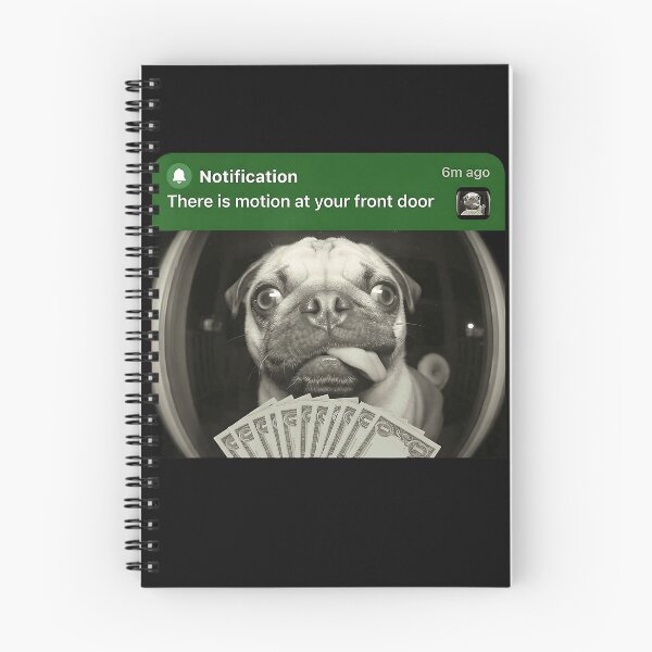 Item preview, There Is Motion At Your Front Door Funny Pug Dog Owner designed and sold by BrockmeyeSB.