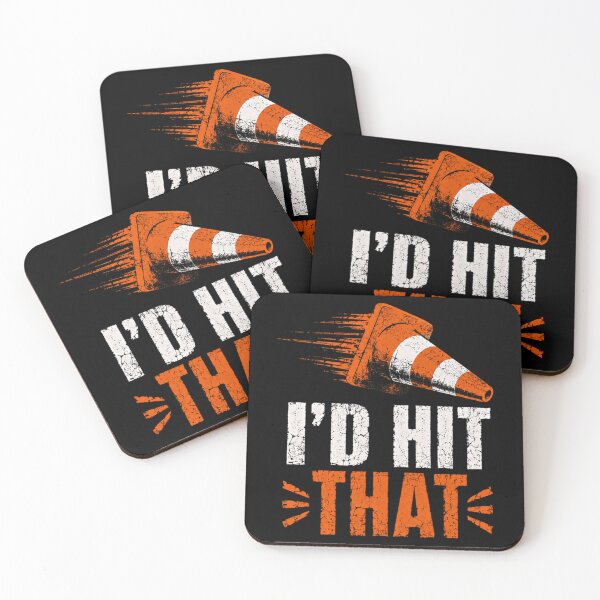 Item preview, I'd Hit That Traffic Cone Funny Driver Car Enthusiast designed and sold by HumansStuck12.