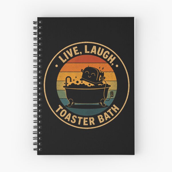 Item preview, Live Laugh Toaster Bath Dark Humor Sarcastic Meme designed and sold by JonesFlora2025.