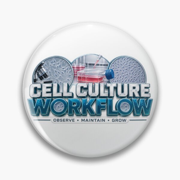 Item preview, Cell Culture Workflow Research designed and sold by pradeepvisuals.