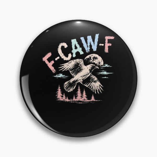 Item preview, F-Caw-F Raven Crow Wildlife Bird Enthusiast designed and sold by RetroMini2026.