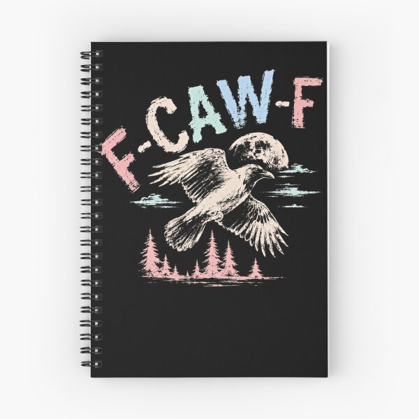 Item preview, F-Caw-F Raven Crow Wildlife Bird Enthusiast designed and sold by RetroMini2026.