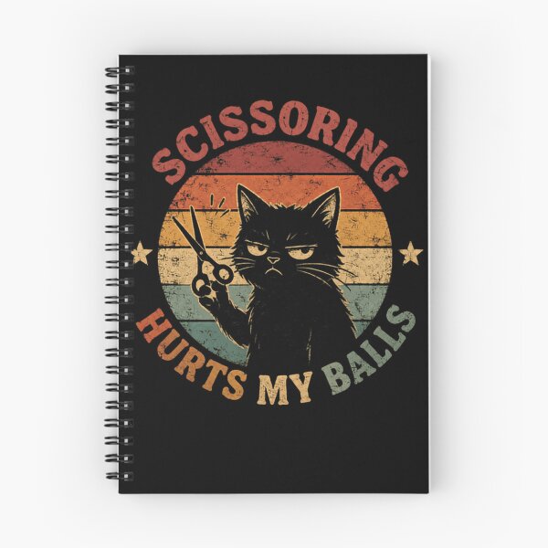 Item preview, Scissoring Hurts My Balls Funny Cat Neutering Grooming Vet Humor designed and sold by HumansStuck12.