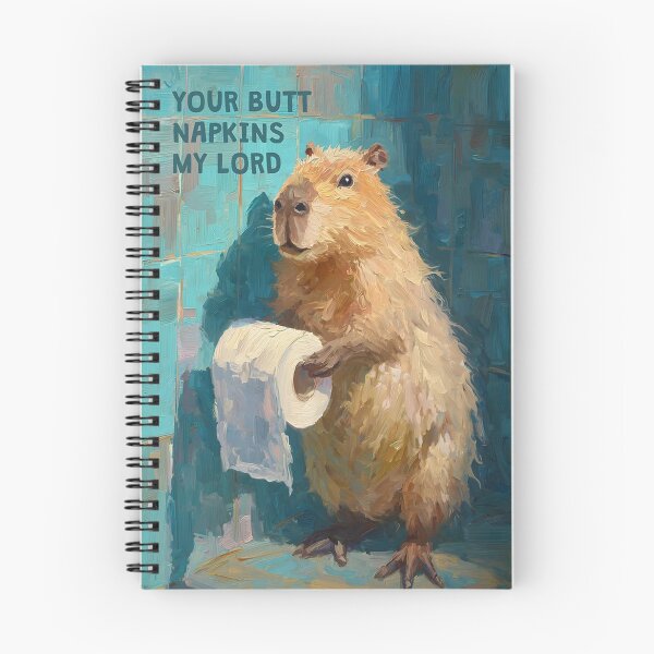 Item preview, Capybara ,Your Butt Napkins designed and sold by IreneEMahoney.
