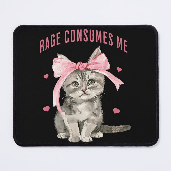 Item preview, Rage Consumes Me Kitten Cat Funny Sarcastic Humor designed and sold by BrockmeyeSB.