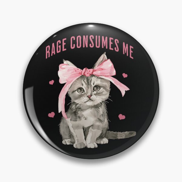 Item preview, Rage Consumes Me Kitten Cat Funny Sarcastic Humor designed and sold by BrockmeyeSB.