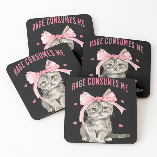 Item preview, Rage Consumes Me Kitten Cat Funny Sarcastic Humor designed and sold by BrockmeyeSB.