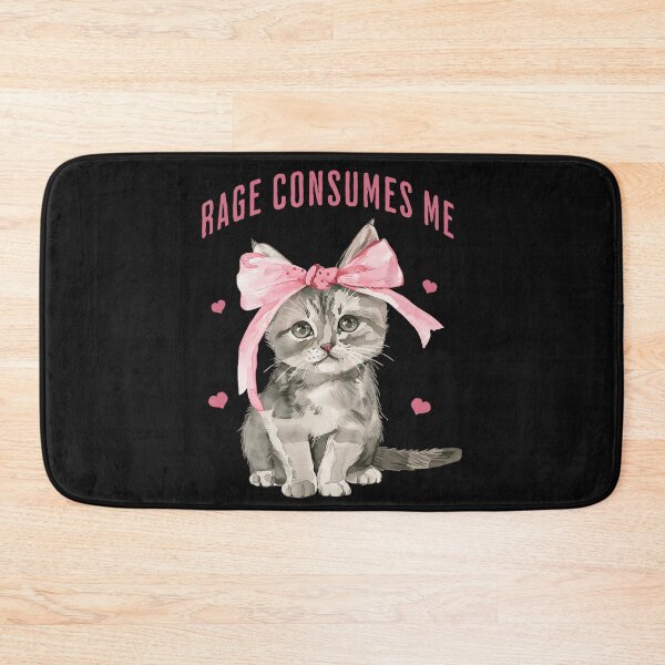 Item preview, Rage Consumes Me Kitten Cat Funny Sarcastic Humor designed and sold by BrockmeyeSB.