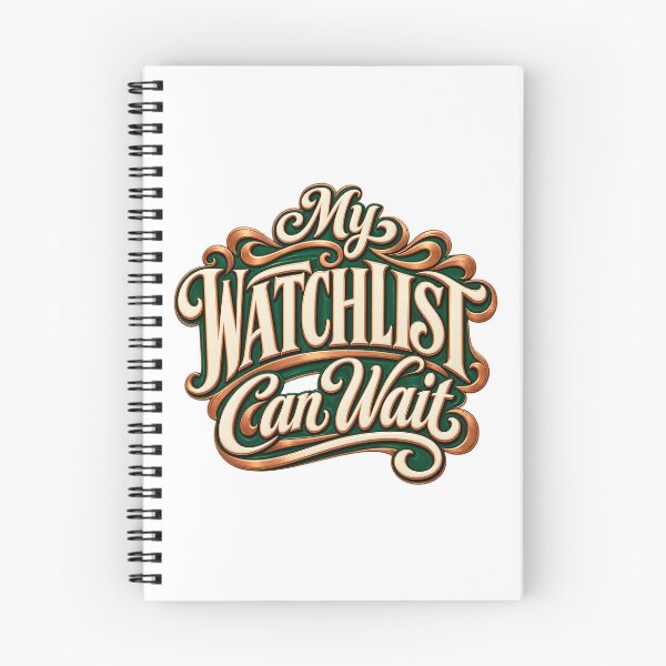 Item preview, My Watchlist Can Wait Art Nouveau Trading Quote designed and sold by VolatilityEdge.