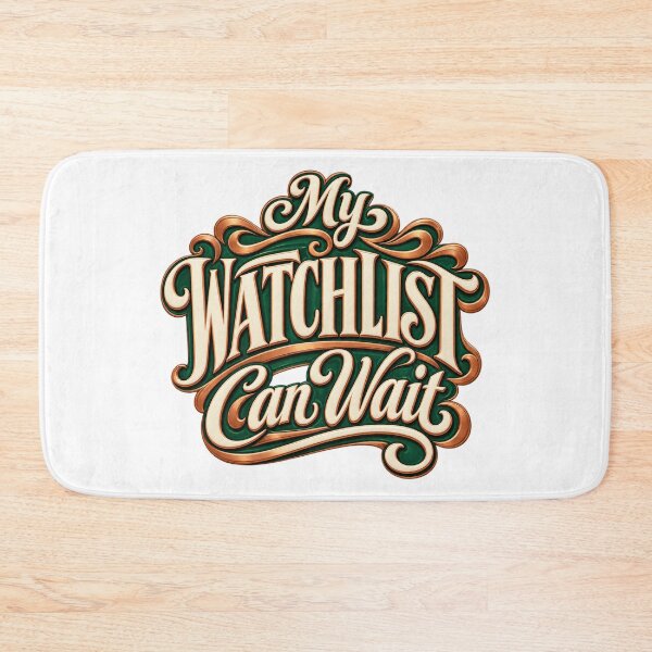 Item preview, My Watchlist Can Wait Art Nouveau Trading Quote designed and sold by VolatilityEdge.