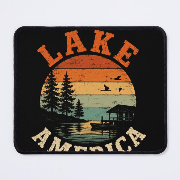 Item preview, Lake America Est. 2026 Lake Life Outdoors Vacation Patriot designed and sold by JonesFlora2025.
