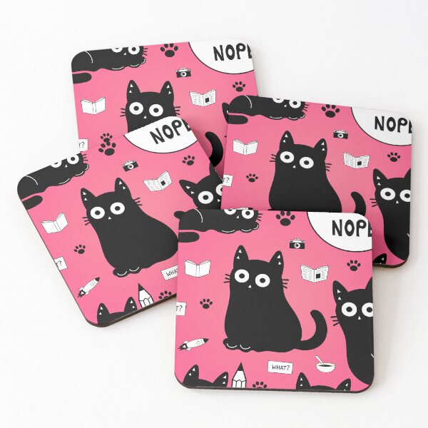 Item preview, Adorable Cats Seamless Pattern – Adorable Cartoon Kittens Repeating Cat Print, Funny Kitty Pattern for Cat Lovers, Cute Animal Aesthetic Background designed and sold by DibujandoPorfa.
