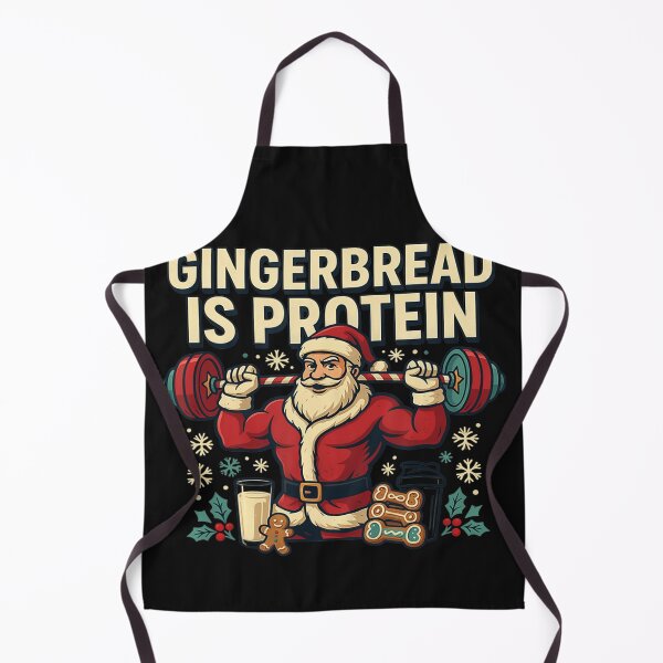 Item preview, Gingerbread Is Protein Christmas Fitness Gym Lover designed and sold by BrockmeyeSB.