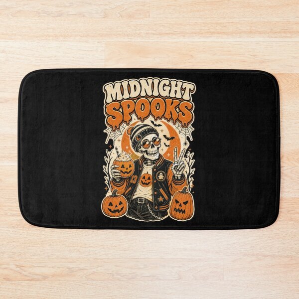 Item preview, Retro Halloween Skeleton - Midnight Spooks  designed and sold by Graphic Vibe Designs.