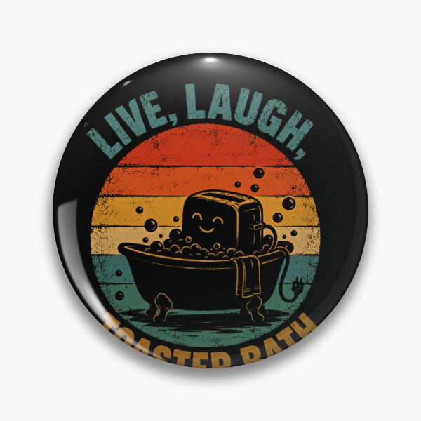 Item preview, Live, Laugh! Toaster Bath Dark Humor Sarcastic Parody designed and sold by JonesFlora2025.