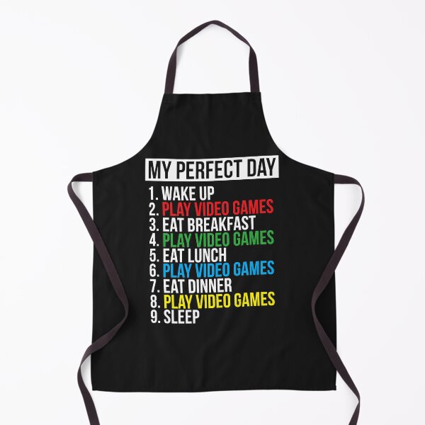 Item preview, My Perfect Day Gaming Routine designed and sold by Felipe-barg.