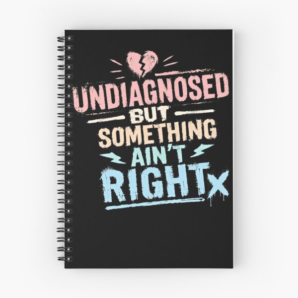 Item preview, Undiagnosed But Something Ain't Right Mental Health Awareness designed and sold by RetroMini2026.