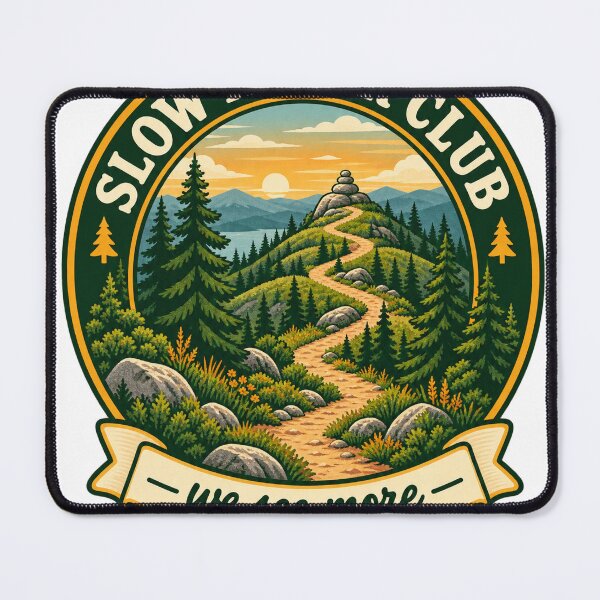 Item preview, Slow Hiker Club We See More Trail Badge Gift designed and sold by ys96.