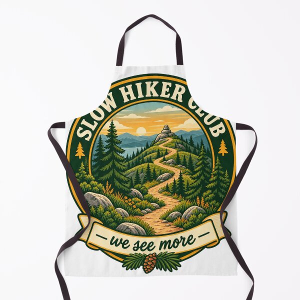 Item preview, Slow Hiker Club We See More Trail Badge Gift designed and sold by ys96.