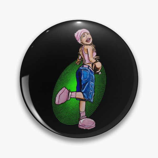 Item preview, Bottoms Up! - Y2K Pink Beanie Denim Skirt Girl designed and sold by Caiusbox.