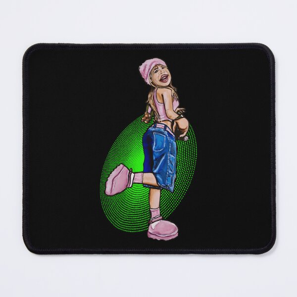 Item preview, Bottoms Up! - Y2K Pink Beanie Denim Skirt Girl designed and sold by Caiusbox.