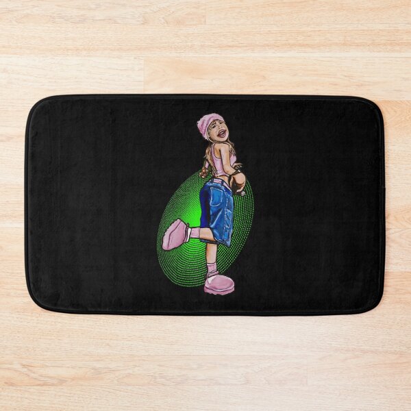 Item preview, Bottoms Up! - Y2K Pink Beanie Denim Skirt Girl designed and sold by Caiusbox.