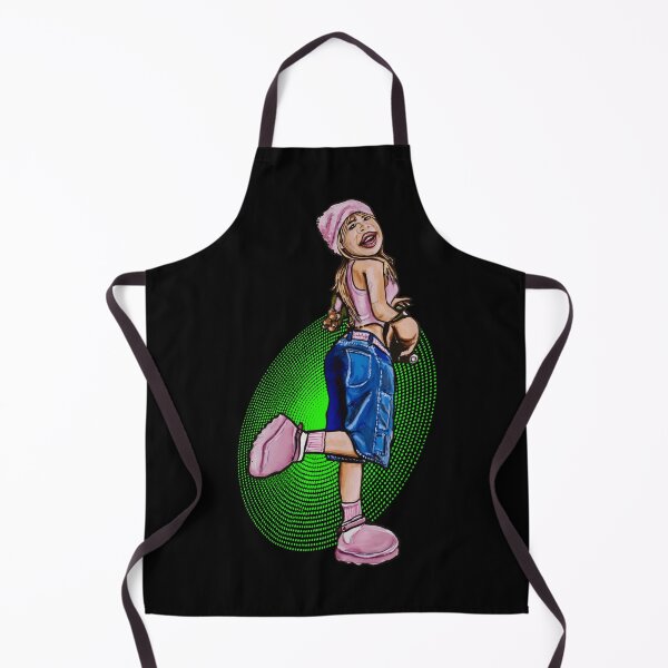 Item preview, Bottoms Up! - Y2K Pink Beanie Denim Skirt Girl designed and sold by Caiusbox.
