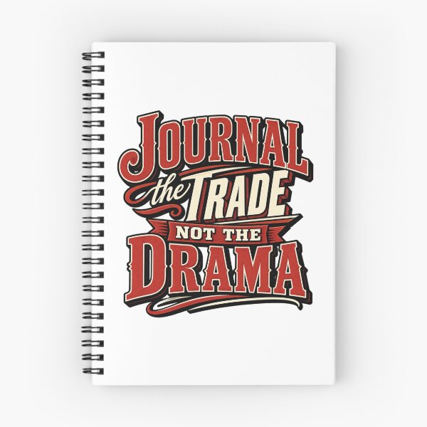 Item preview, Journal the Trade Not the Drama Trading Humor designed and sold by VolatilityEdge.