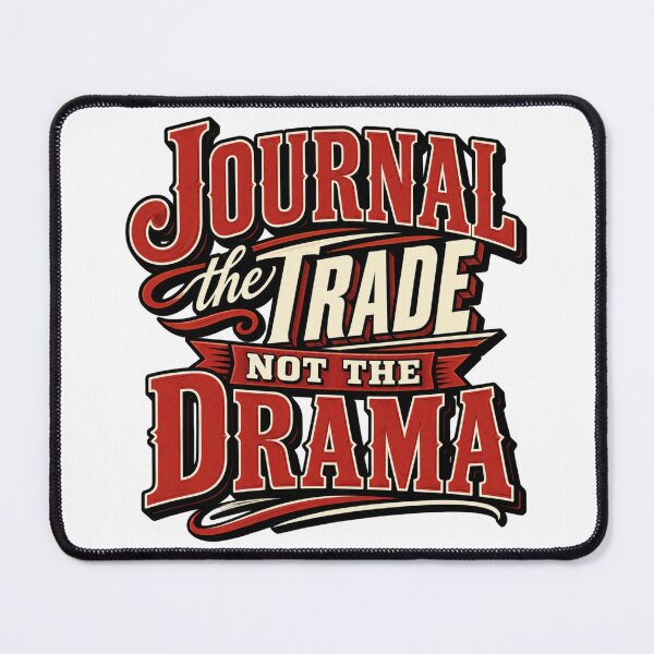 Item preview, Journal the Trade Not the Drama Trading Humor designed and sold by VolatilityEdge.