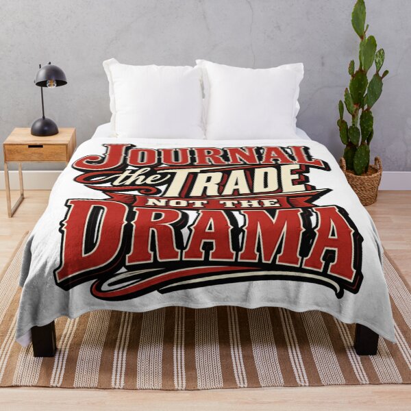 Item preview, Journal the Trade Not the Drama Trading Humor designed and sold by VolatilityEdge.